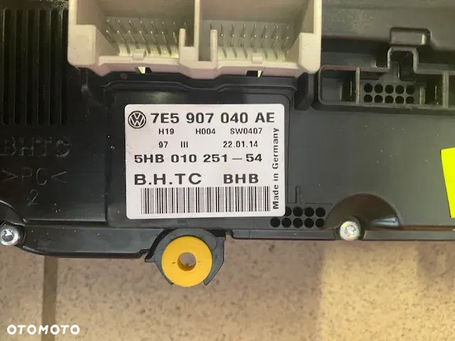 PANEL KLIMATYZACJI VOLKSWAGEN VW T5 LIFT 7E5907040AE - 3