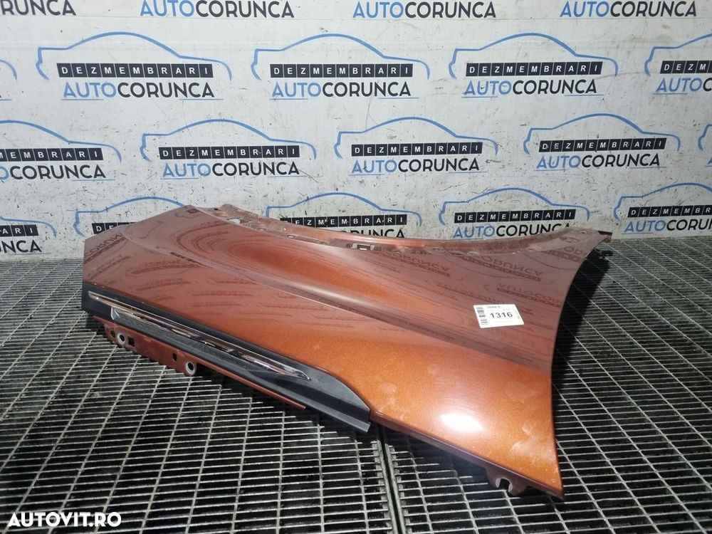 Aripa Dreapta Fata Peugeot 3008 II 2016 - 2020 4 Usi Copper Braun Perleffekt ELG (1316) - 2