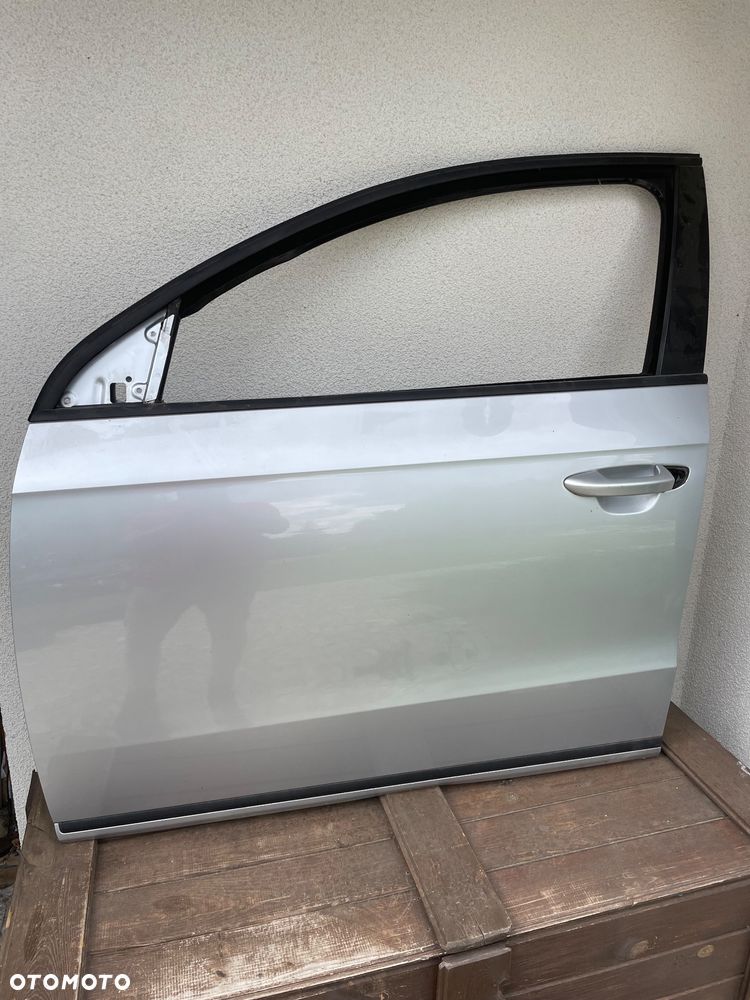 VW PASSAT B7 KOMBI DRZWI LEWE PRAWE PRZOD TYL SREBRNE LA7W - 9