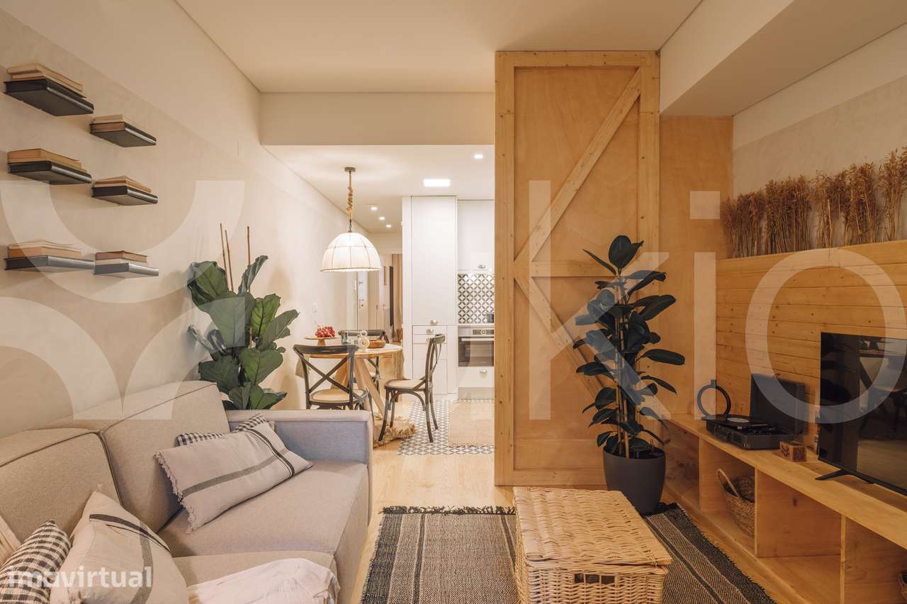 Apartamento T1 com terraço e piscina em Santos-o-Velho - Madragoa - Grande imagem: 3/24