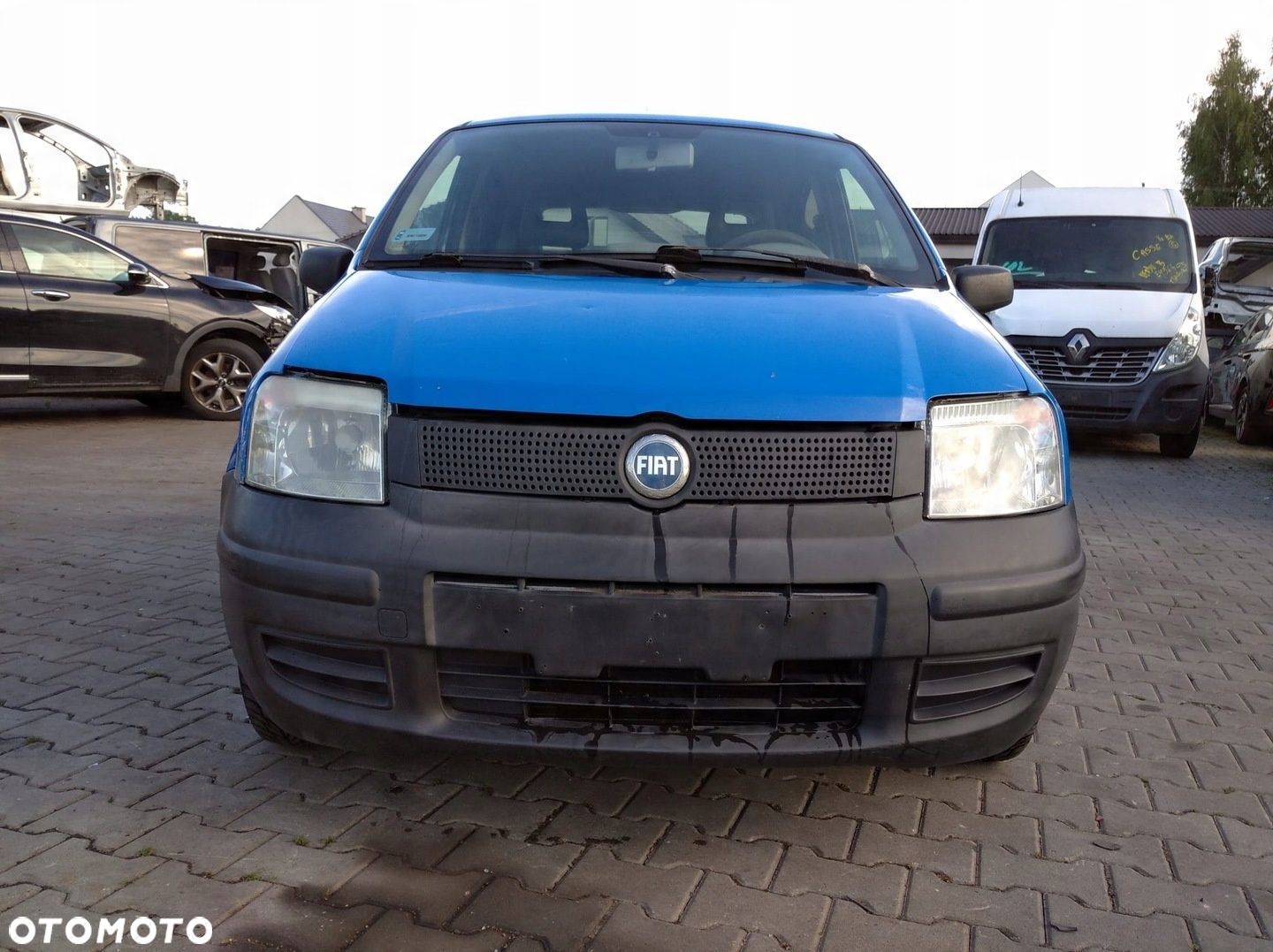 FIAT PANDA 2 II 169 ZDERZAK PRZÓD PRZEDNI CZARNY - 1