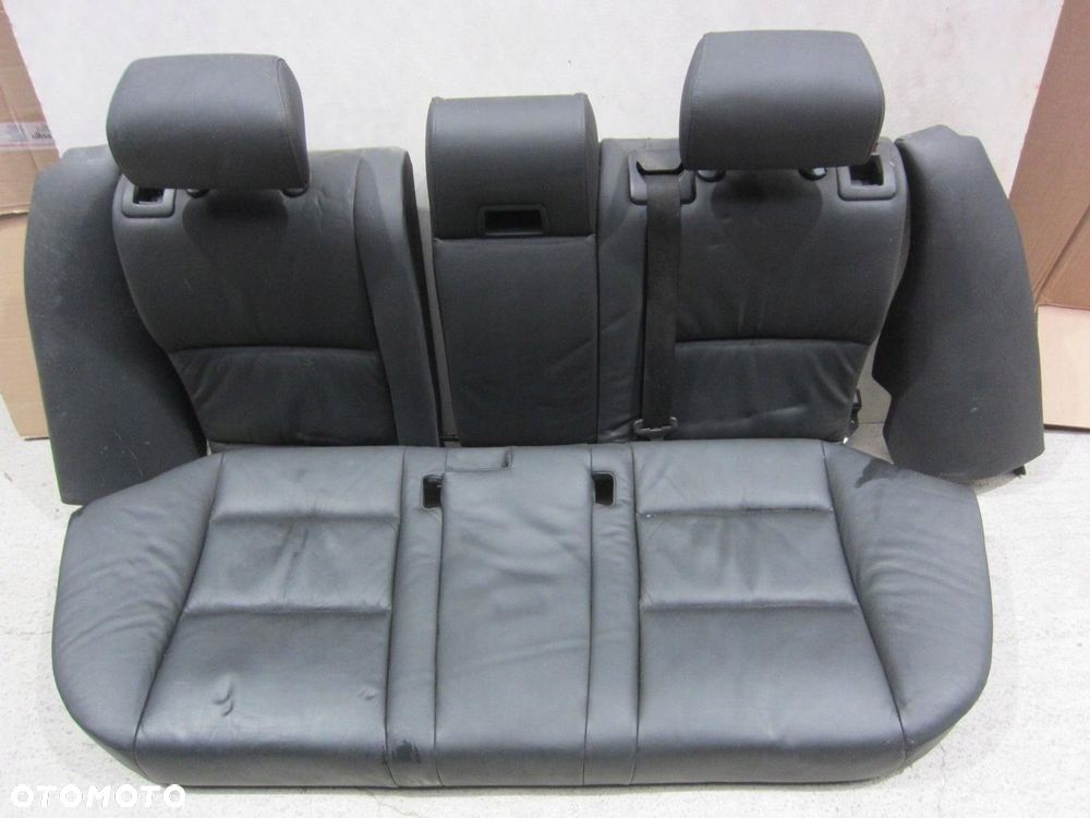 BMW 5 E61 KOMBI KANAPA TYLNA TYŁ OPARCIE SKÓRA SIEDZISKO - 1