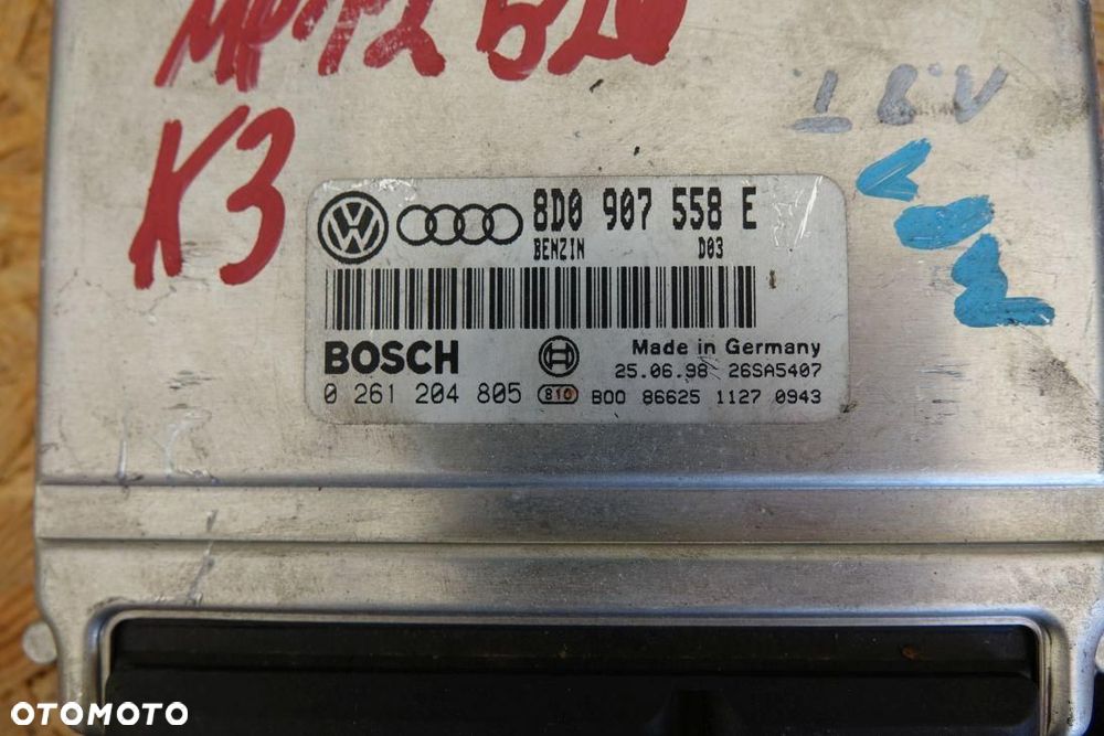 STEROWNIK SILNIKA ECU KOMPUTER AUDI A4 B5 1.8T  8D0907558E - 2