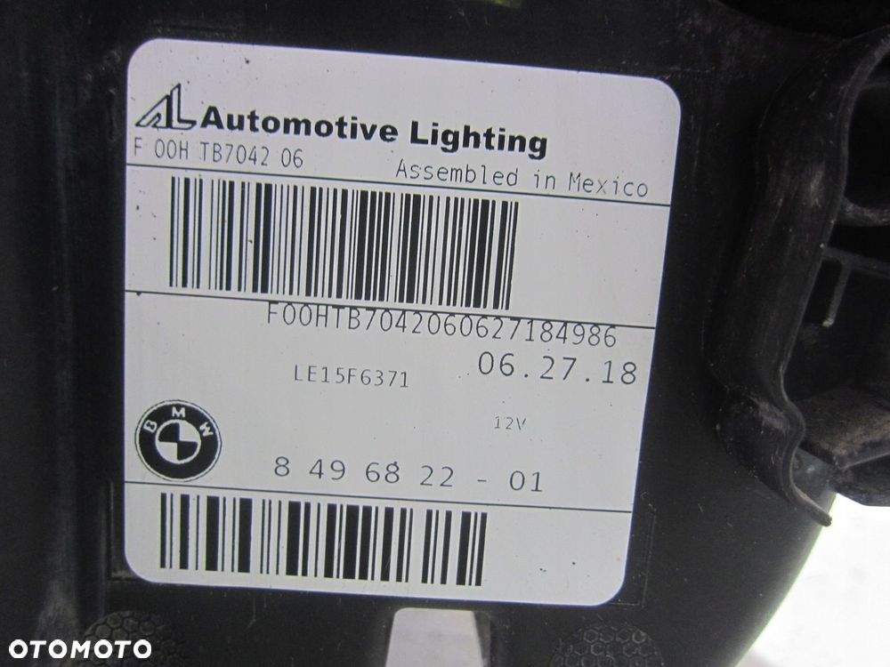 BMW X3 G01 X4 USA LAMPA PRAWA PRZEDNIA PRAWY PRZÓD LED 7466122 63117466122 - 12