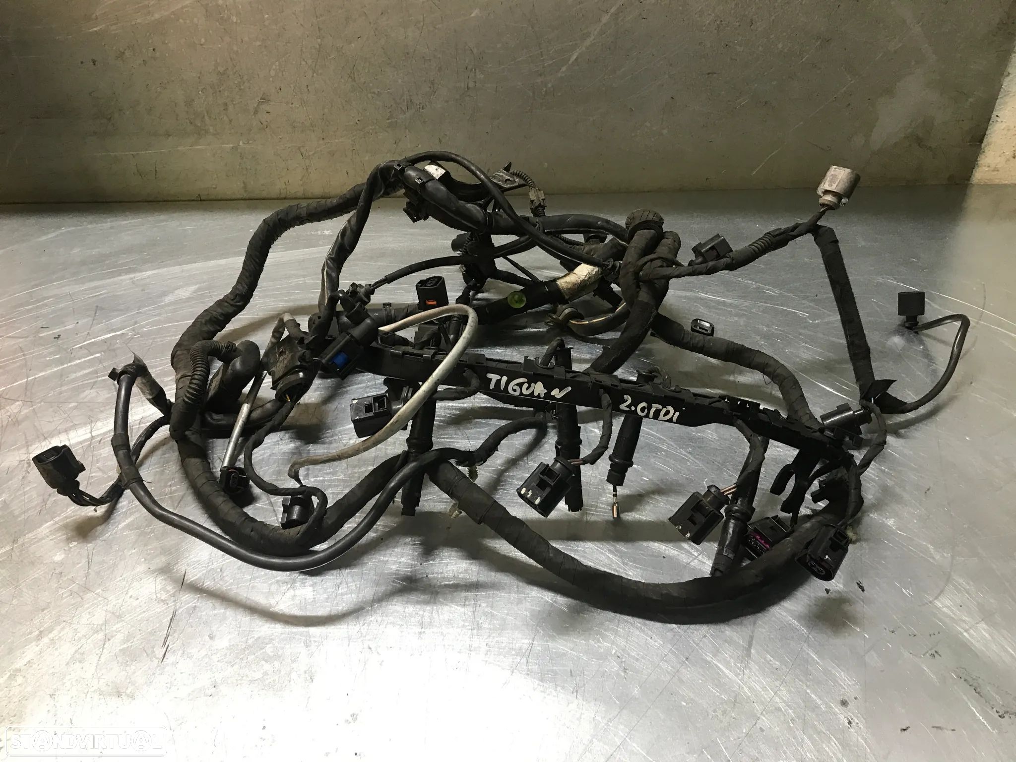 CABLAGEM INSTALAÇÃO DO MOTOR VOLKWAGEN TIGUAN 2.0TDI CBA 140CV 03L03L971595 Q - 1