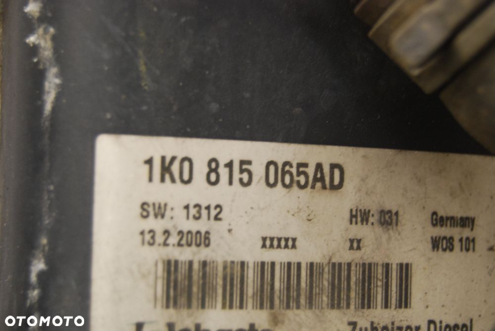 OGRZEWANIE POSTOJOWE WEBASTO 1K0815065AD VW TOURAN I CADDY 1K0815065AG - 7