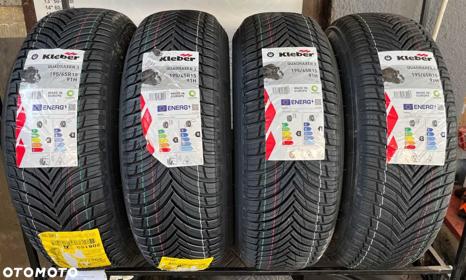 195/65R15 Kleber Quadraxer cztery nowe opony całoroczne - 1