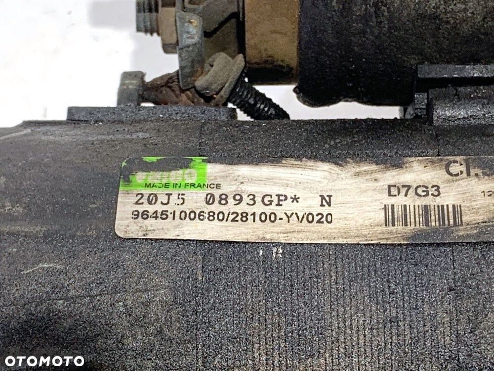 ROZRUSZNIK  CITROEN C5 II (RC_) 2004 - 2022 1.6 HDi (RC8HZB) 80 kW [109 KM] olej napędowy 2004 - - 5