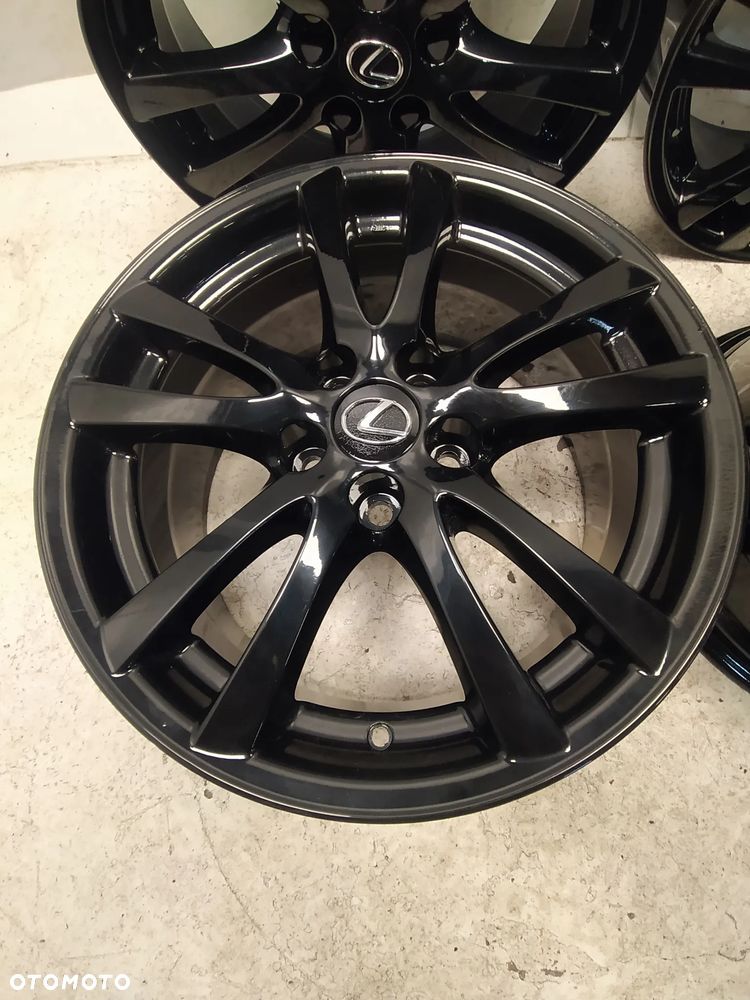 LEXUS IS MK2 IS220 IS250 IS350 8X18 8,5X18 ORYGINALNE FELGI ALUMINIOWE R18 ET50 E745 5x114,5 KOMPLET DEKIELKI ORYGINAŁ - 4