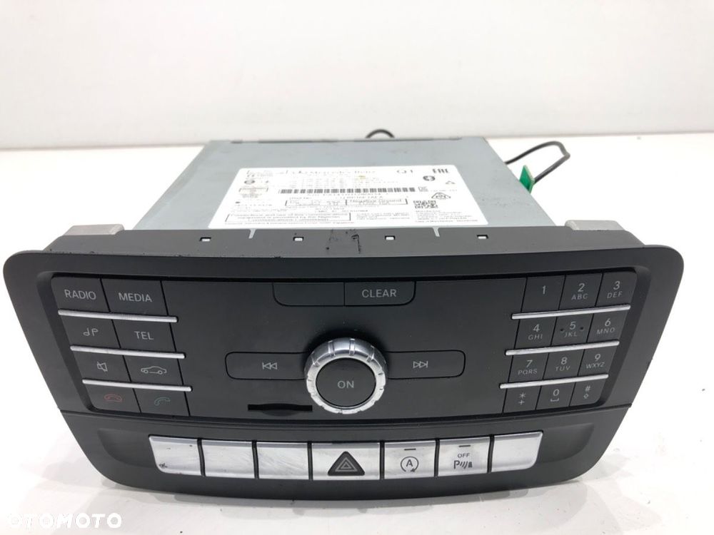 RADIO NAWIGACJA  MERCEDES-BENZ KLASA A (W176) 2012 - 2018 A 180 (176.042) 90 kW [122 KM] benzyna - 1