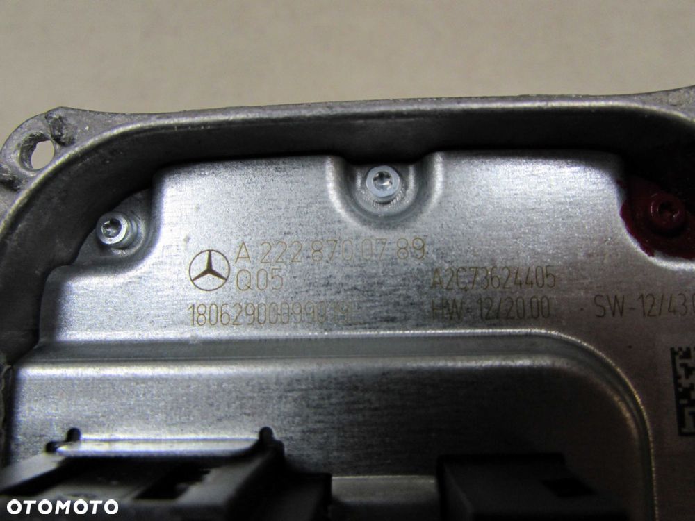 MERCEDES E KLASA W212 MODUL PRZETWORNICA LED 2228700789 - 5