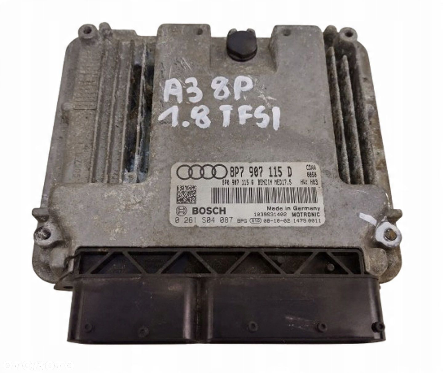 AUDI A3 S3 8P 1.8 TFSI KOMPUTER STEROWNIK SILNIKA BOSCH 8PD7907115D - 1