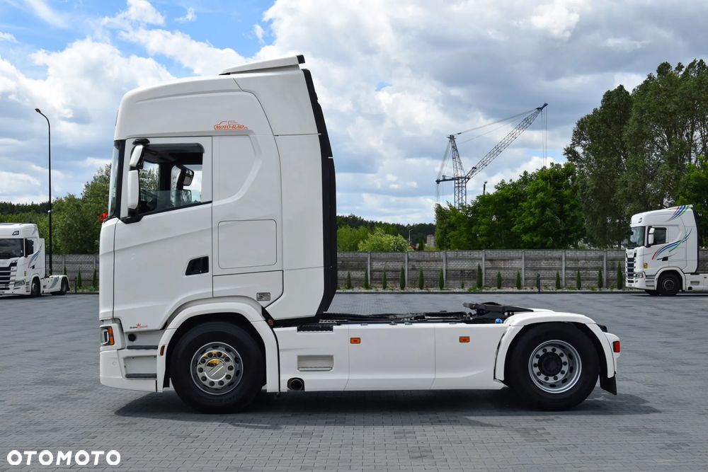 Scania 500S / FULL AIRMATIC / HYDRAULIKA / RETARDER / KLIMATYZACJA POSTOJOWA / ACC / KLIMA / 2 ZBIORNIKI PALIWA / FULL LEDY / FULL SPOILERY / SERWISOWANA / SPROWADZONA - 8