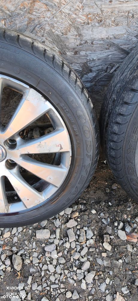 Alufelgi koła felgi opony 205 55 16 Volkswagen Touran golf passat 5x112 4szt oryginalne ET45 - 6