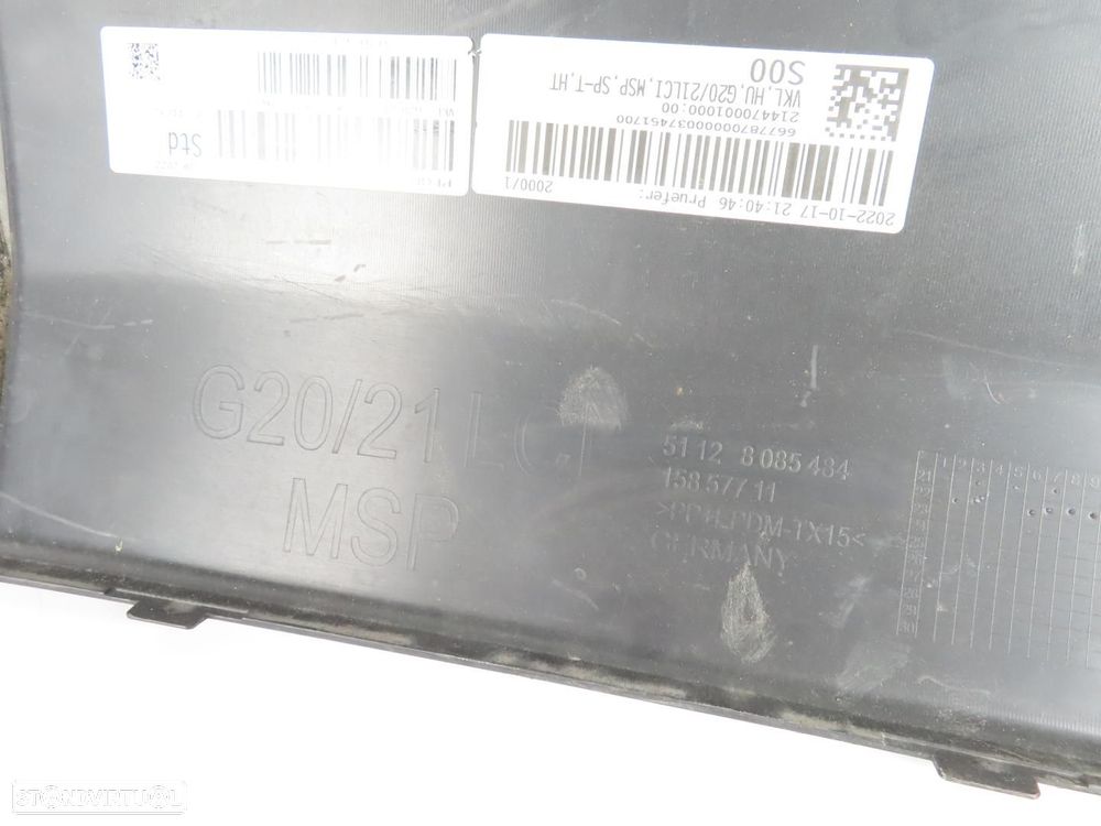 Difusor parachoques Pack M Trás Usado / Original BMW 3 (G20)/BMW 3 Touring (G21)... - 5