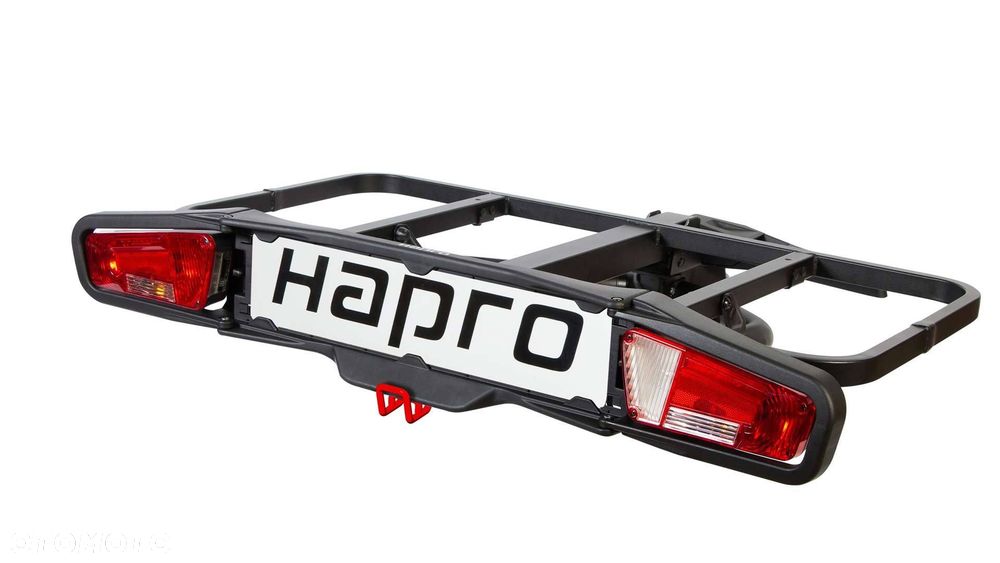 Box na hak Hapro Boxer L 420L + platforma – Hexagon Black - 19