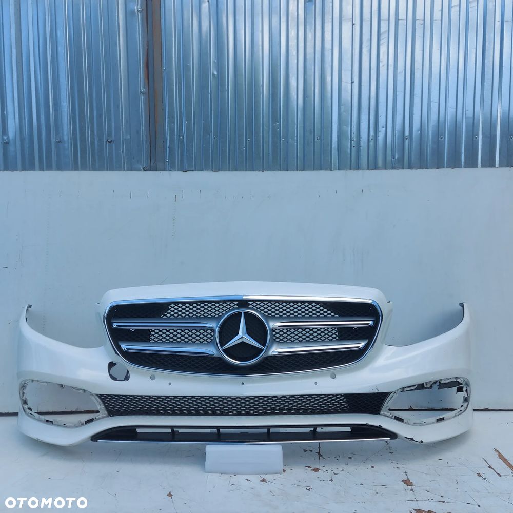 ZDERZAK PRZOD PRZEDNI PDC PTS CHROM ATRAPA GRILL GWIAZDA KRATKI MERCEDES E W213 ORYGINAL DEMONTAZ 2138850238 - 2