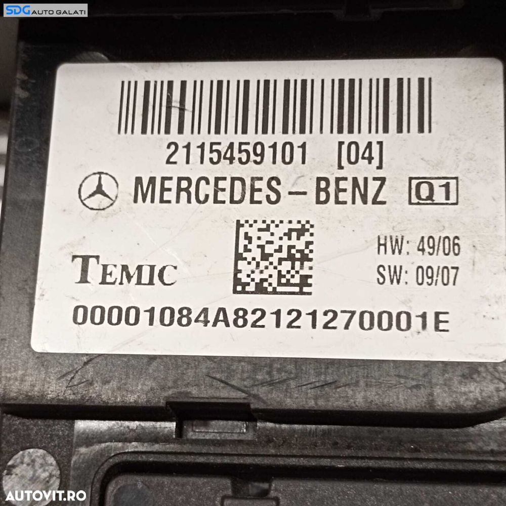 SAM Panou Tablou Panou Relee Sigurante Mercedes Clasa E Class W211 E200 E220 E300 E320 2002 - 2009 Cod 2115459101 [2621] - 4