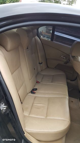 Fotele wnętrze skóra beżowe BMW E60 pojedyńcze elementy - 3