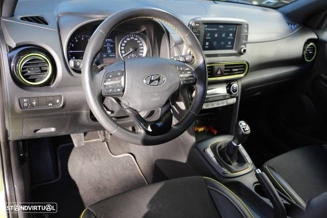 Hyundai Kauai 1.0 T-GDi Pele/Tecido Lima - 12