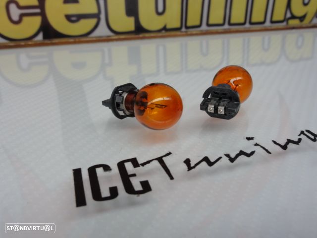 Lâmpada de halogénio de pisca cor laranja 12V 24W, PWY24W para AUDI, BMW, CITROEN, DS, FORD, INFINITI, JAGUAR, LAND-ROVER, MERCEDES-BENZ, MINI, OPEL, PEUGEOT, RENAULT, SKODA, VAUXHALL, VOLVO, VW - 5