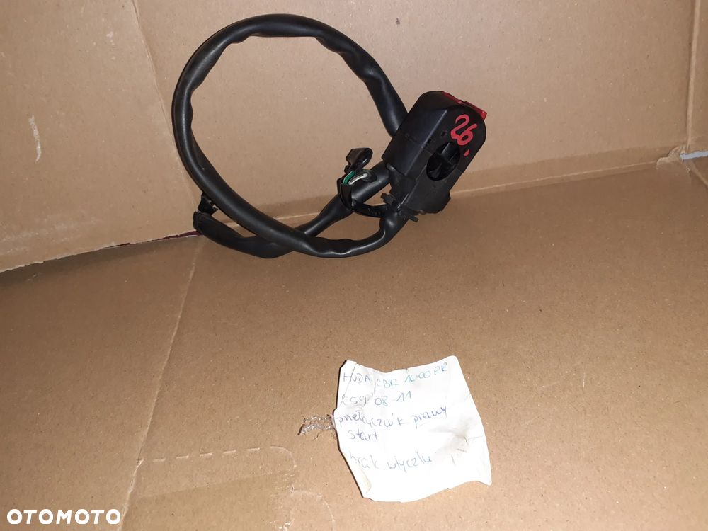 HONDA CBR 1000 RR SC 59 08-11 PRZEŁĄCZNIK PRAWY STARTER BRAK WTYCZKI - 2