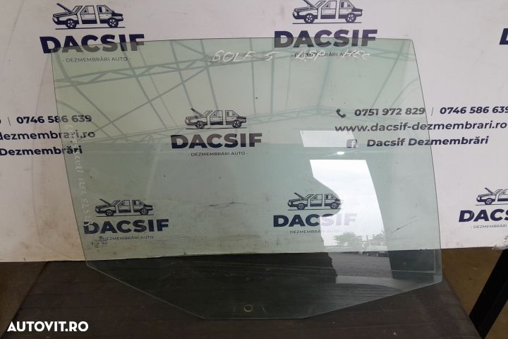 Geam usa spate dreapta 43R-001057 43R-001057 Volkswagen VW Golf 5 [20 - 1