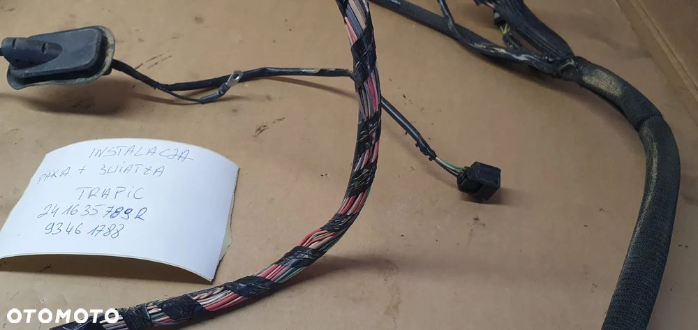 Wiązka instalacja paki świateł tył tylna Renault Trafic III Vivaro B 241635789R 93461788 - 8