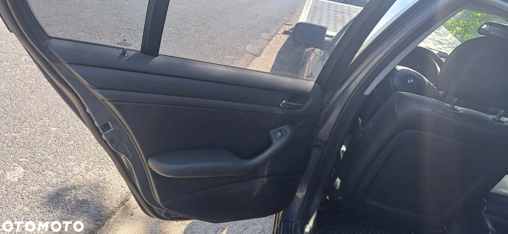 BMW e46 SEDAN FOTELE SKÓRA ładne BOCZKI KANAPA SKŁADANA - 7