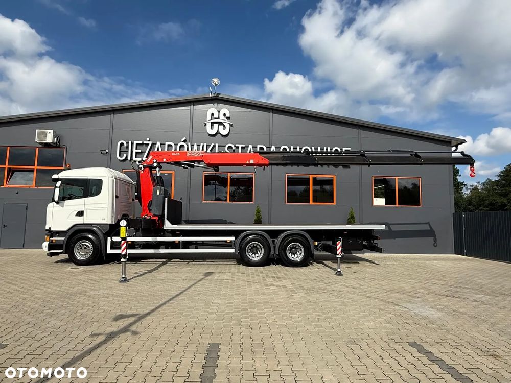 Scania SCANIA G 320 // 6x2 6x4 // platforma z żurawiem FASSI F425RA.2.24 - 16