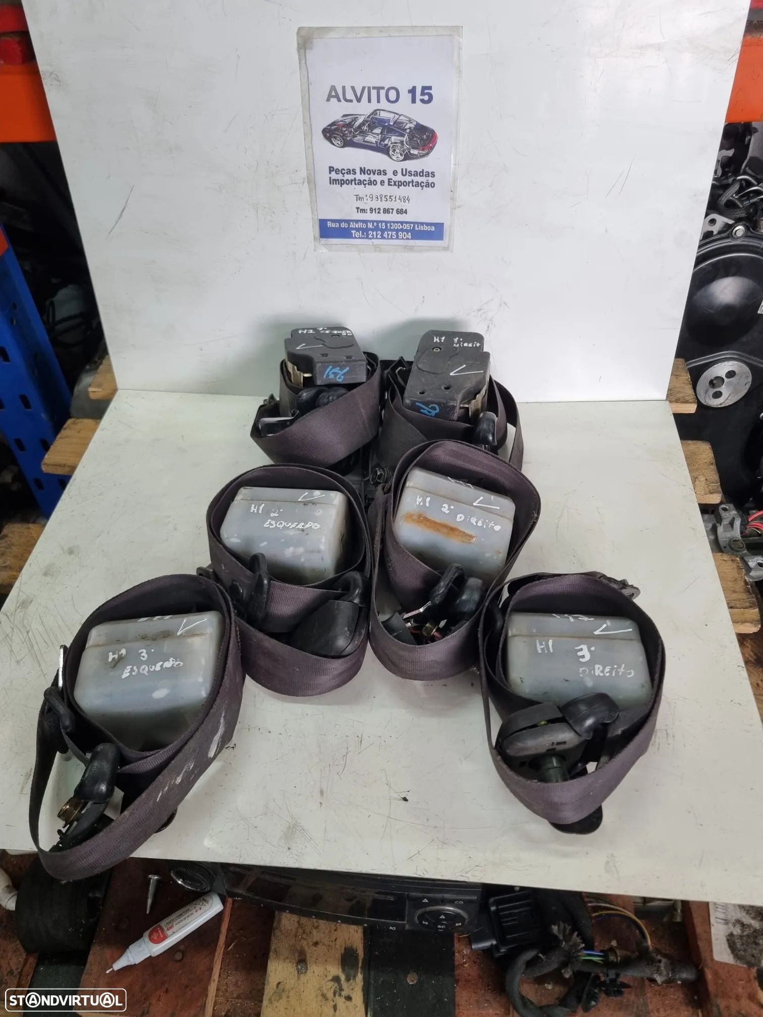 Kit Cintos Seguranças Hyundai H1 - 1