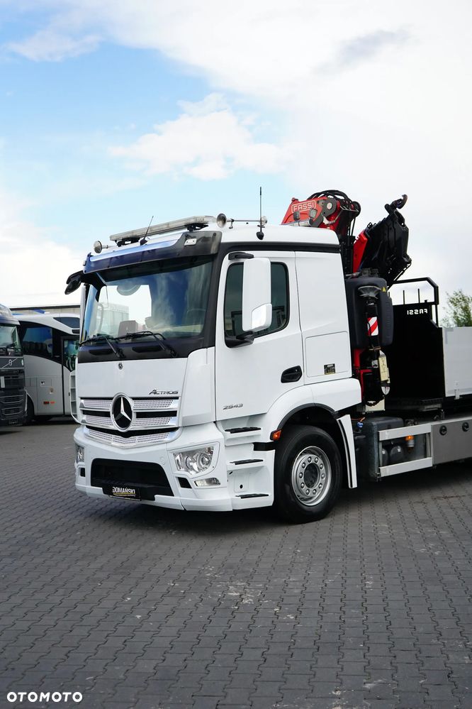 Mercedes-Benz ACTROS / 2543 / 6 X 2 / SKRZYNIOWY + HDS / FASSI F 295 / WYS. 16,5 M / PILOT / OŚ SKRETNA - 26