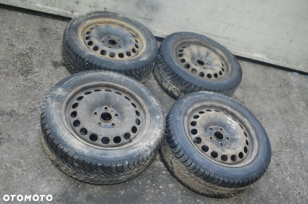 FELGI STALOWE + OPONY ZIMOWE DĘBICA 205/55R16 KBA43930 5X112 ET42 6.5J AUDI VW SEAT SKODA - 1