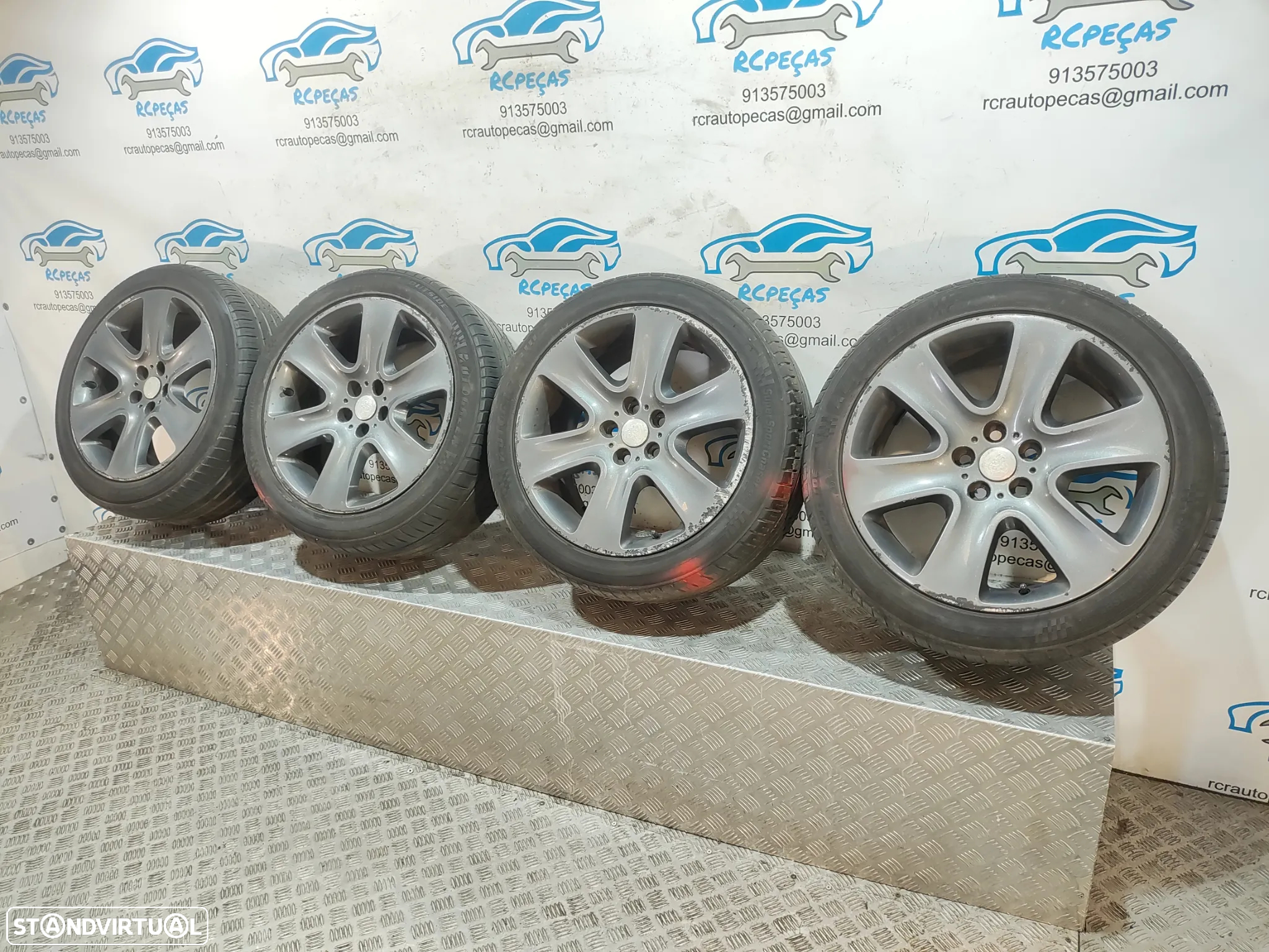 Jantes 18" Jaguar - XF MK1 I X250 - ORIGINAIS - 8.5J | ET49 | 5x108 - 18 Polegadas | 8X23-1007-BA  | 8X231007BA | Jante | 5 x 108 | 245 45 18 | Pneus - 4