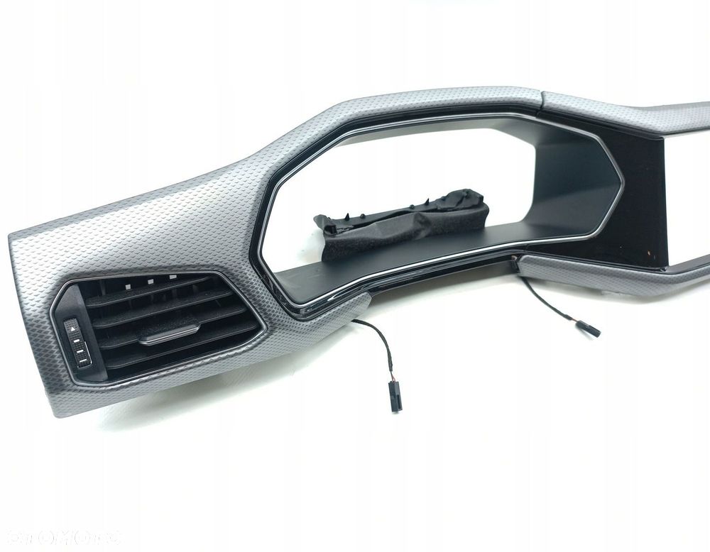 RAMKA OSŁONA LICZNIKA DEKOR KONSOLA LED VW T-CROSS 2021R - 5