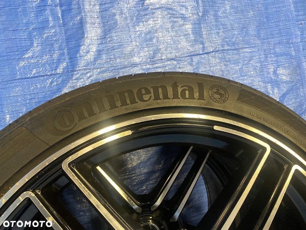 KOŁA KOŁO 21 FELGA ALUMINIOWE ALUSY 21"x 9,5J ET35  5X112; 66,6mm KOŁA NA SZTUKI ; OPONY CONTINENTAL ; AUDI Q7 ORYGINAŁ - 14