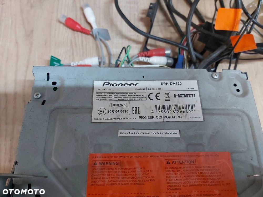 Radio pionieer sph-da120 LCD Bluetooth - 3