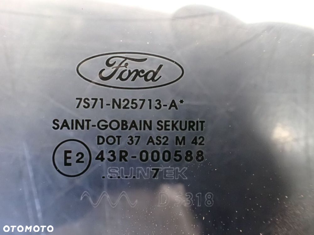 SZYBA BOCZNA LEWA TYLNA DRZWI FORD MONDEO MK4 2.0TDCI - 6