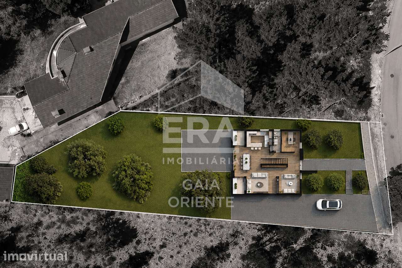 Terreno com projeto em Sandim - Grande imagem: 4/13