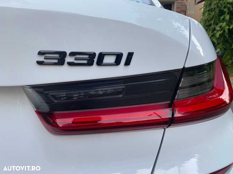 Emblema Sigla LOGO Cifre BMW Portbagaj 320 330 335 340 420 430, Negru - 11
