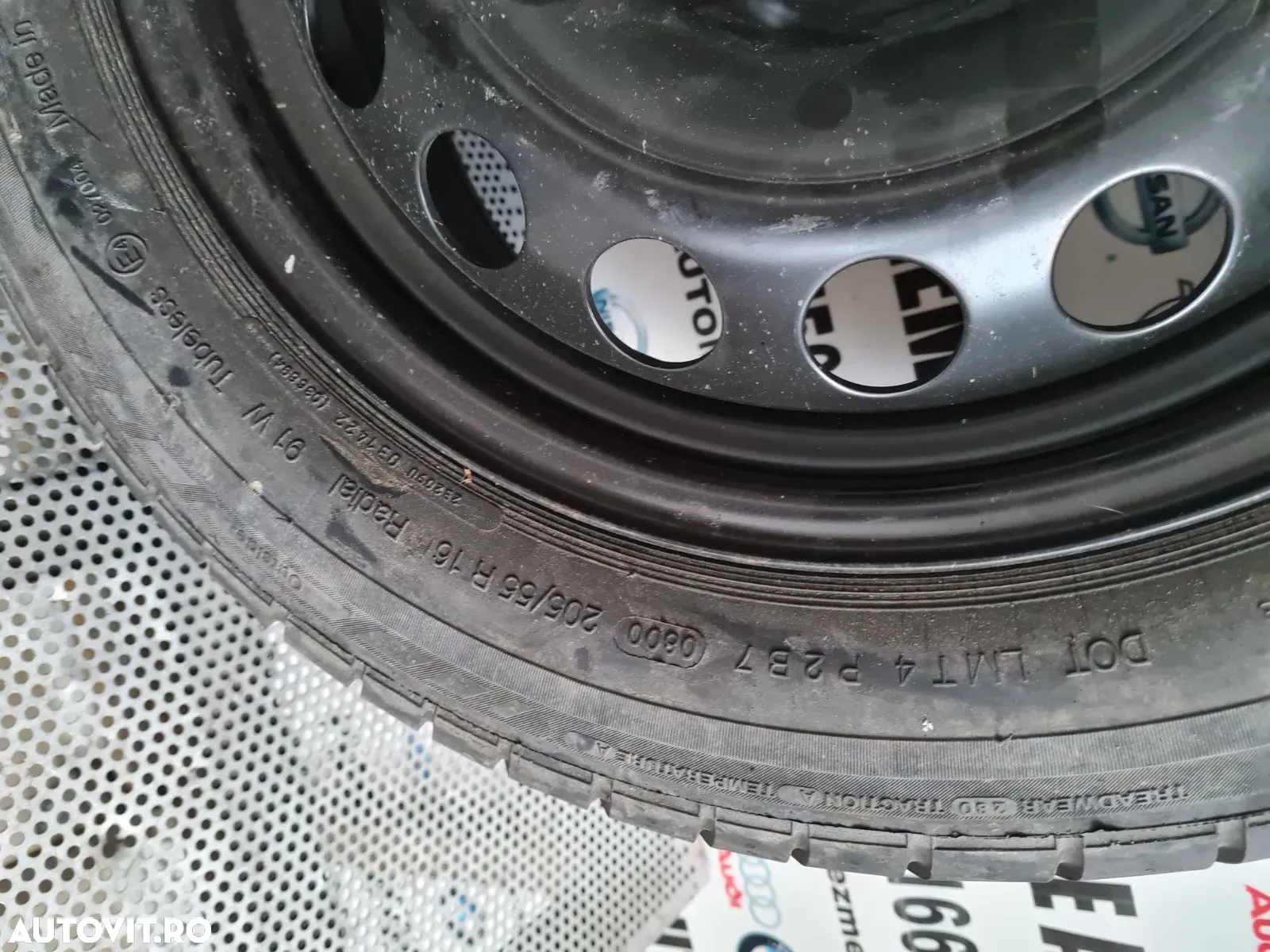 Roata Rezerva R16 5x100 Vw Bora Golf 4 - Dezmembrari Arad - 3