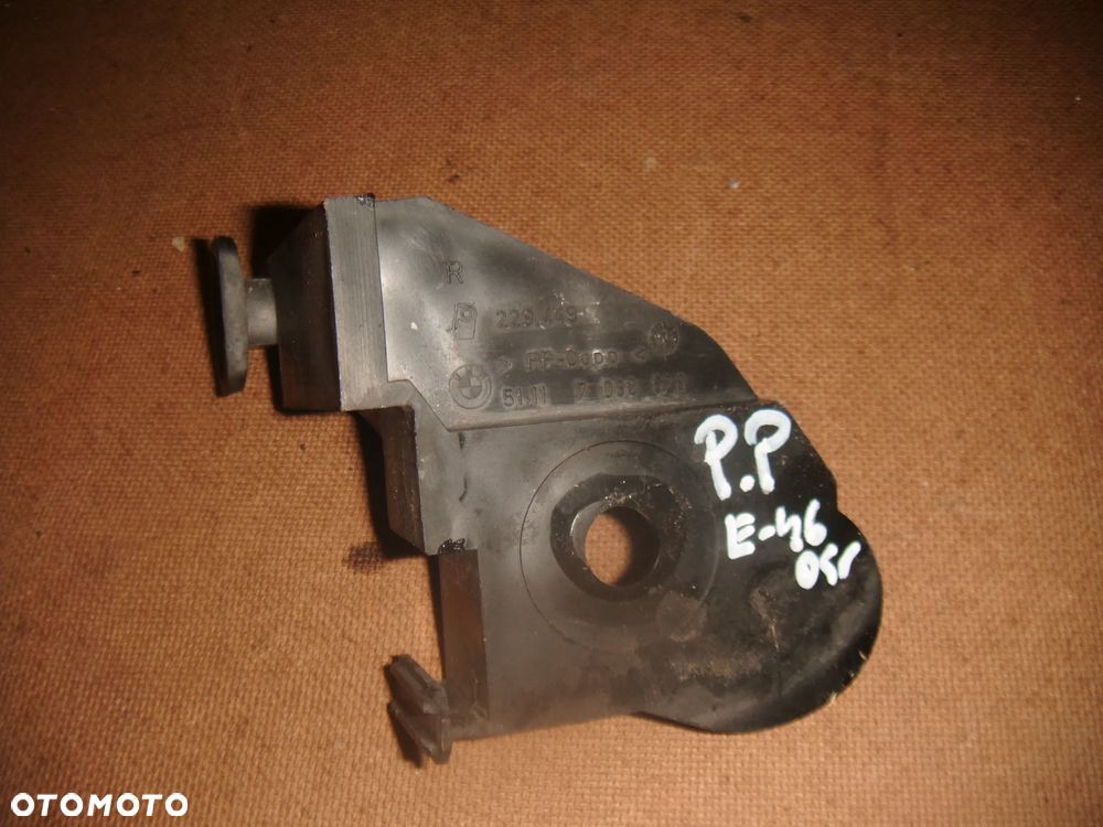 bmw e-46 05r lift ślizg zderzaka prawy przód 7030620 - 1
