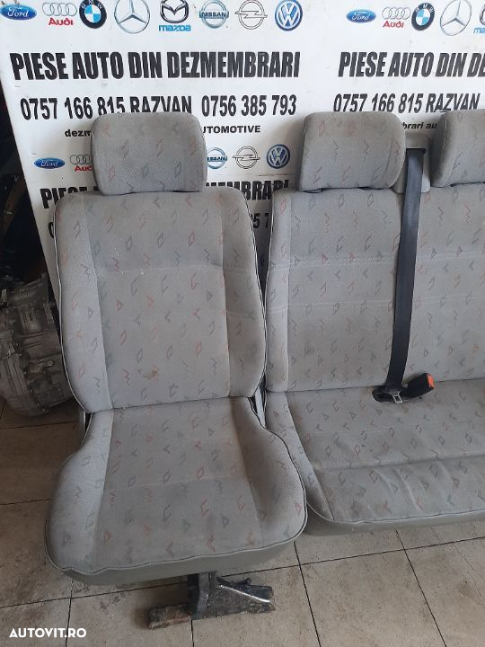 Scaune Bancheta Interior Complet VW Transporter T4 Caravelle 9+1 - 8