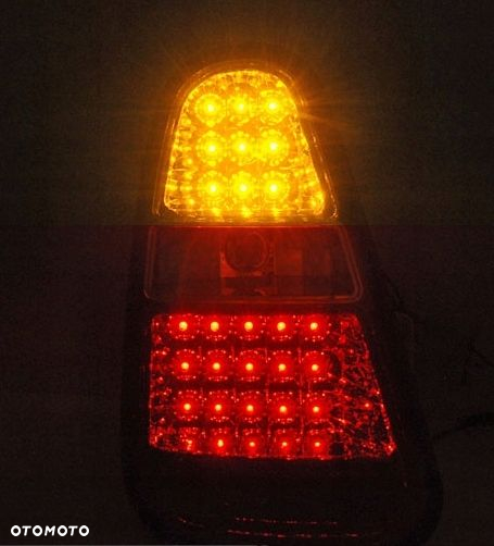 Lampy tyl kpl Tuning Red White Led Diody Diodowe Mini Cooper r50 r52 r53 04 - 3