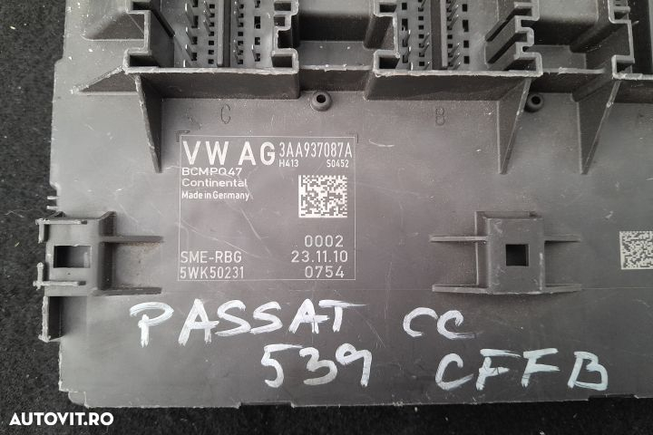 Calculator confort 3AA937087A 3AA937087A Volkswagen VW Passat CC 1 [2 - 3