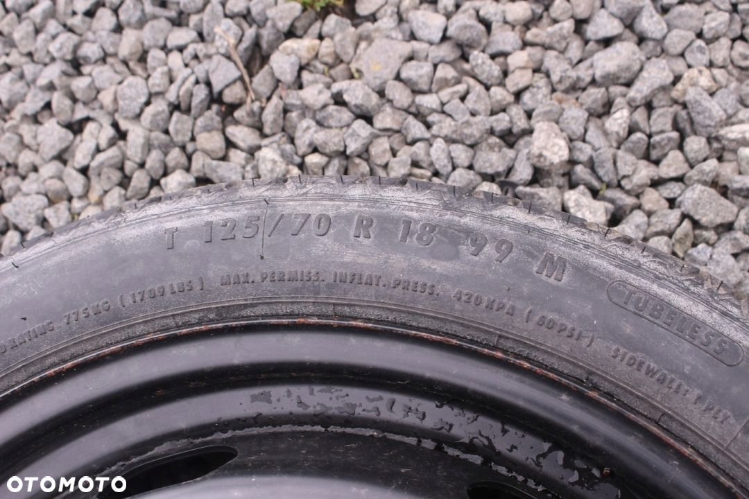 Koło Dojazdowe 18 Audi A3 8P 5x112 - 3