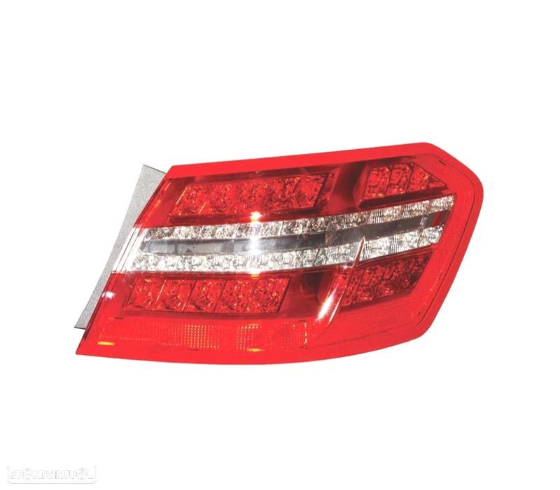 FAROLIN DIR MERCEDES CLASSE E W212 09-13 VERMELHO CROMADO - 1
