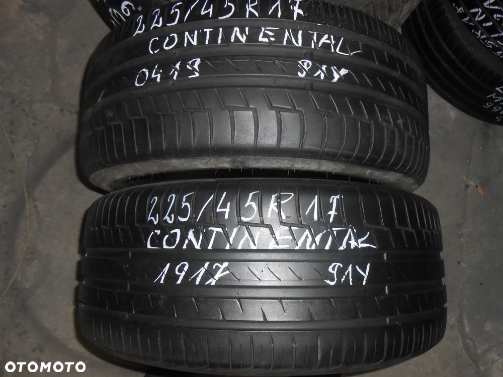 OPONY 225/45R17 CONTINENTAL PREMIUM CONTACT 6 DOT 0419 / 1917 7.1MM - 1