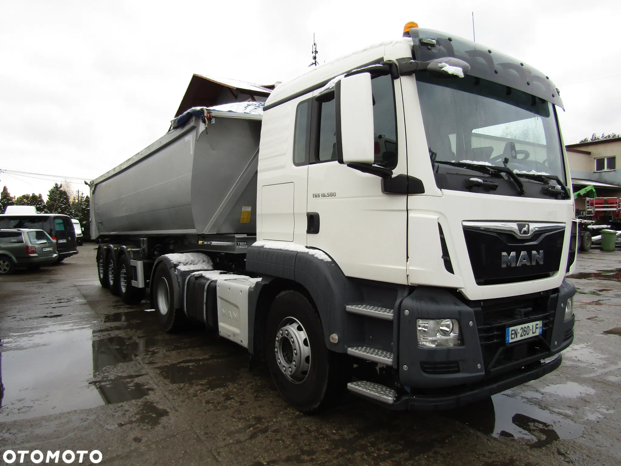 Granalu S3NA10 / 27m3 / ALUMINIOWA / OŚ PODNOSZONA / 5,1T - 6