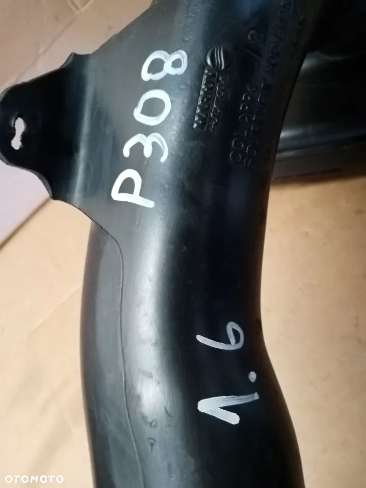 Rezonator powietrza rura Peugeot 308 T7 1.6 THP 9656237980 9684318180 - 8